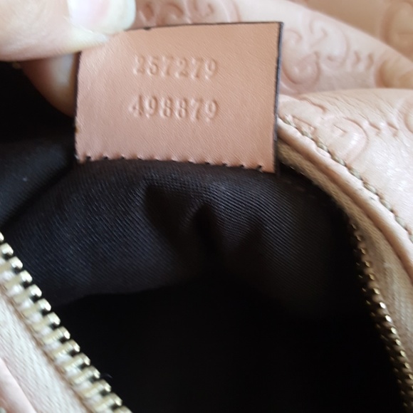 GUCCI GG SOFT PINK GUCCISIMA HOBO BAG - Picture 3 of 8